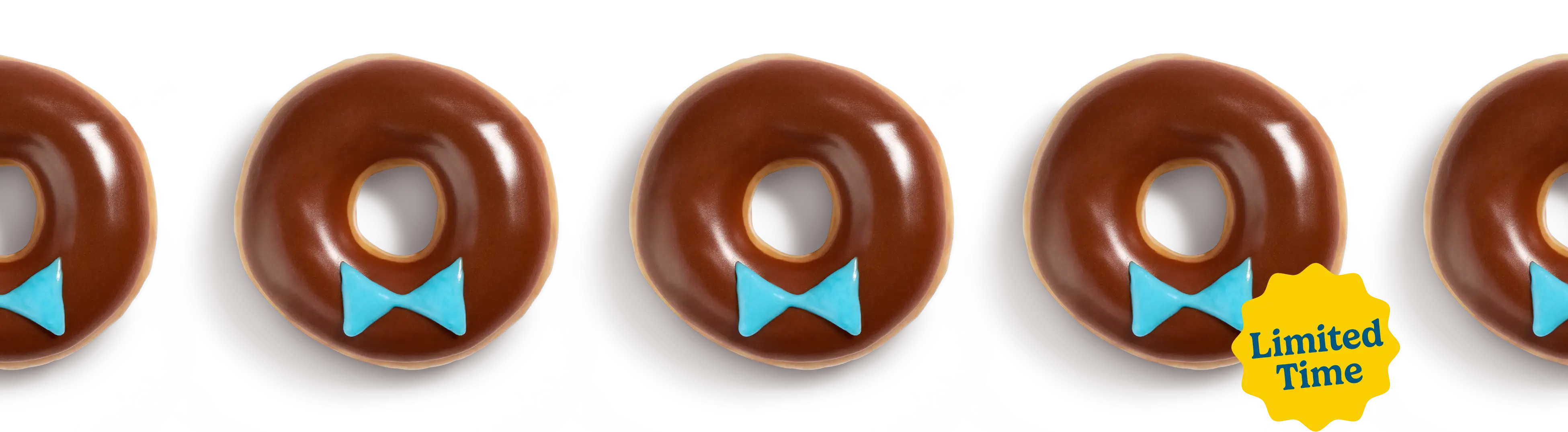 Chocolate Iced Bowtie Doughnut