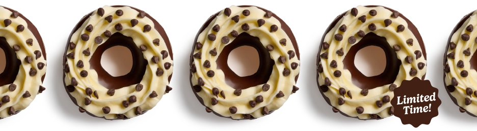 Chocolate Cheesecake doughnut banner