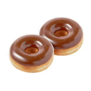 Picture of Mini Chocolate Iced Glazed Doughnut