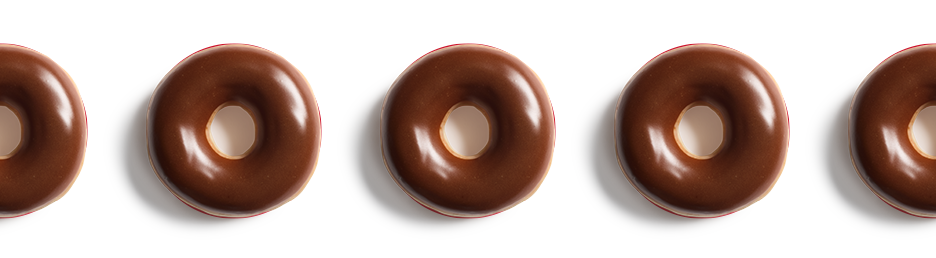 Chocolate Iced Doughnut banner