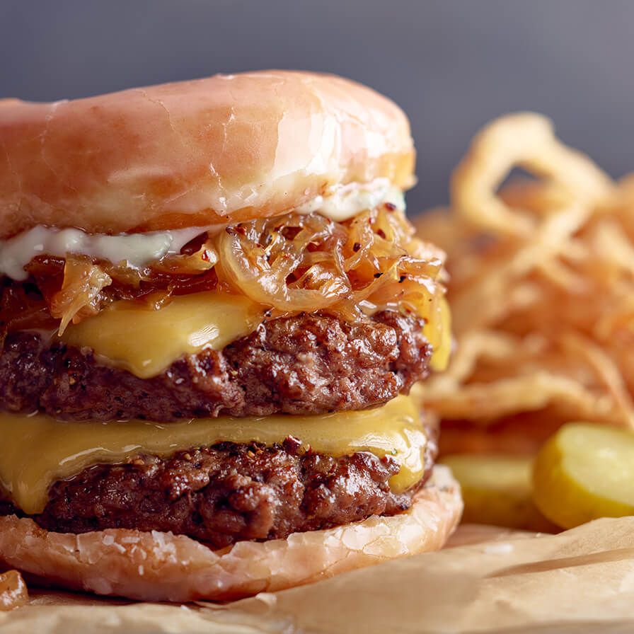 Dog Days Doughnut Burger