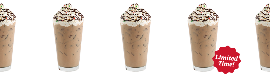 Iced Peppermint Patty Mocha Latte