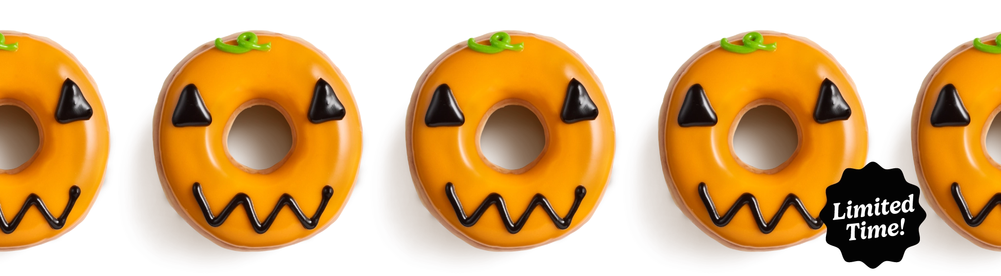 spooky pumpkin donut