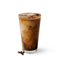 Glass of OG glazed iced coffee