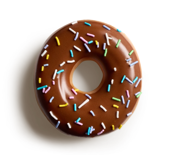 Choc Iced with Spring Sprinkles