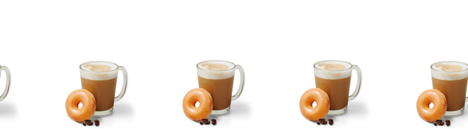 multiple glass mugs of OG latte 