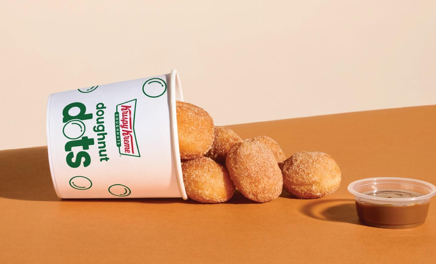 churro doughnuts dots