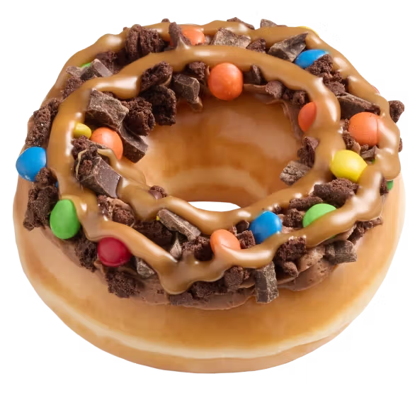 the candy bag doughnut from krispy kreme's halloween doughnut collection