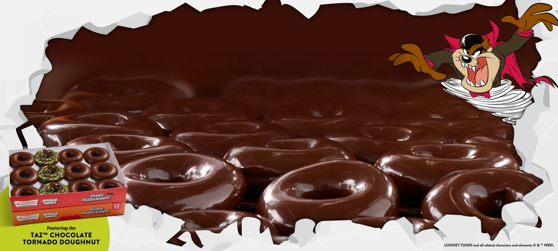 Looney Tunes Halloween Donut Collection with Krispy Kreme featuring 4 new doughnuts