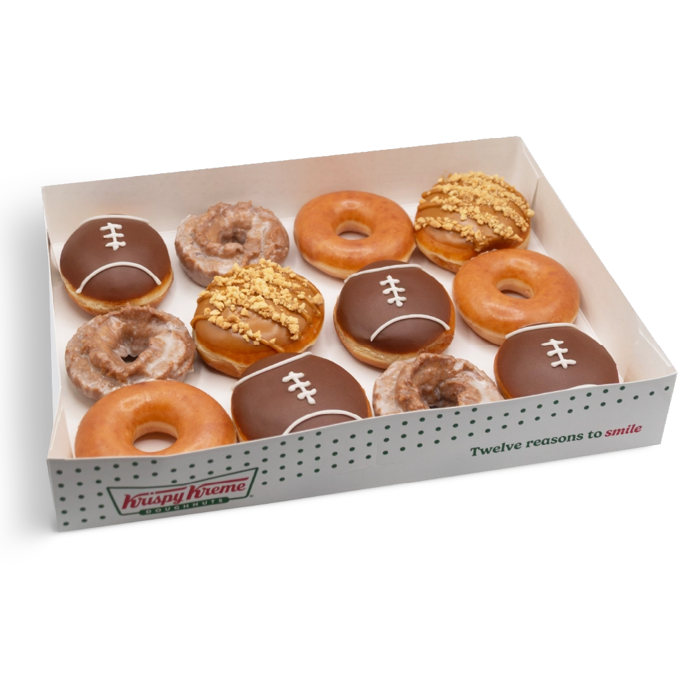 fall and football doughnut