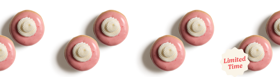 Mini Strawberries and Creme Doughnuts