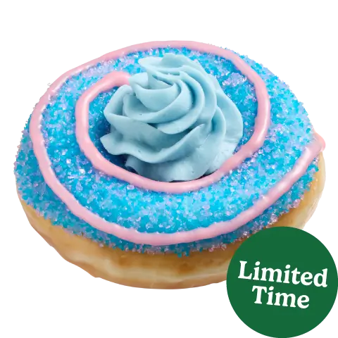 Cotton Candy Doughnut