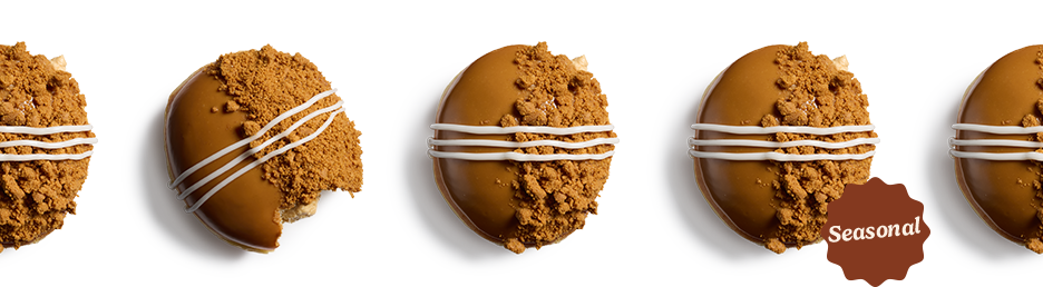 Biscoff® Cookie Butter Kreme™ Filled Doughnut