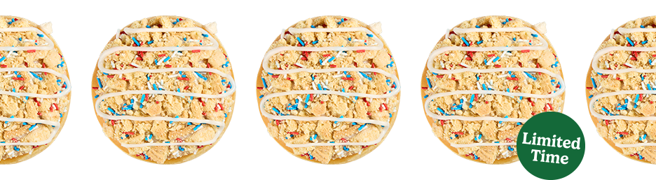 Vanilla Cookies & Kreme™ Liberty Crunch Doughnut