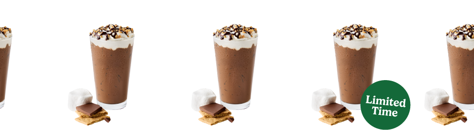 Iced S'mores Specialty Latte banner