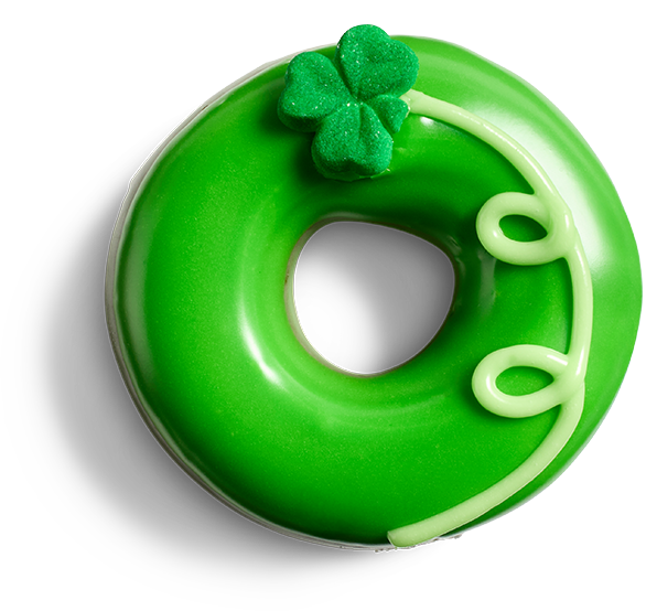 Shooting Shamrock Doughnut