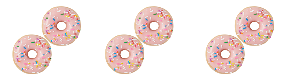 Mini Strawberry Iced Doughnut with Sprinkles banner
