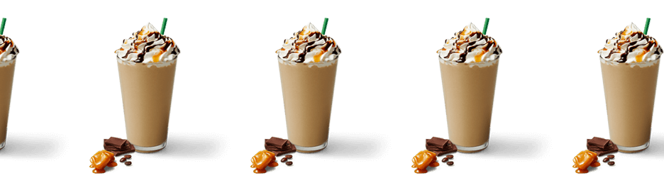 Frozen Caramel Mocha Specialty Latte banner