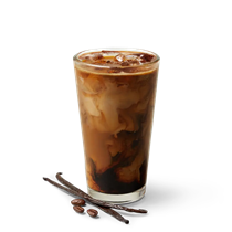 Glass of Vanilla Iced Coffee