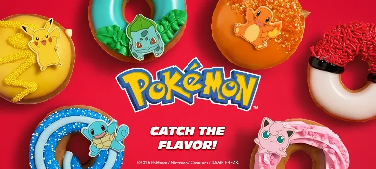 pokemon collection at kripsy kreme