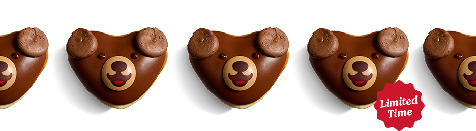Teddy Bear Cookies & Kreme™ Doughnut