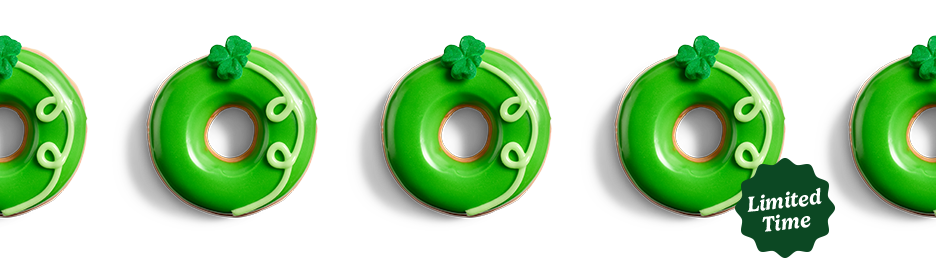 Shooting Shamrock Doughnut