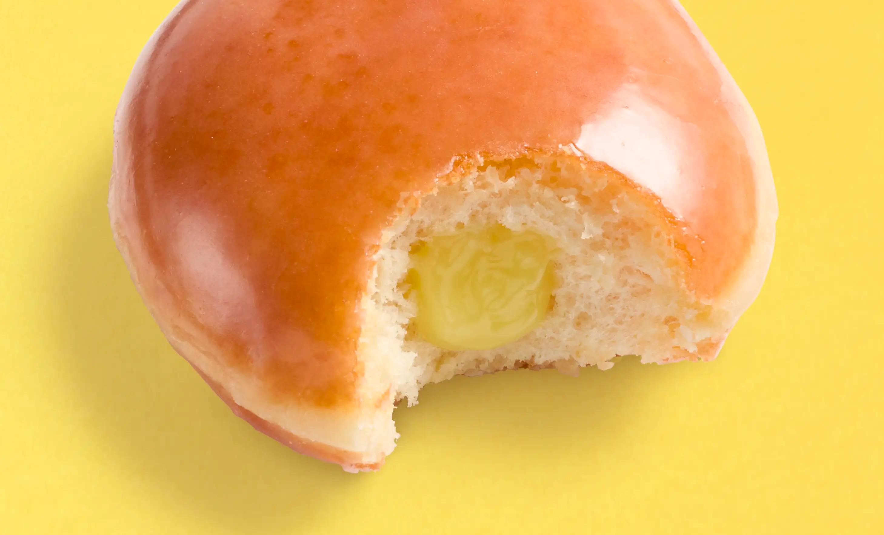 lemon filled donut