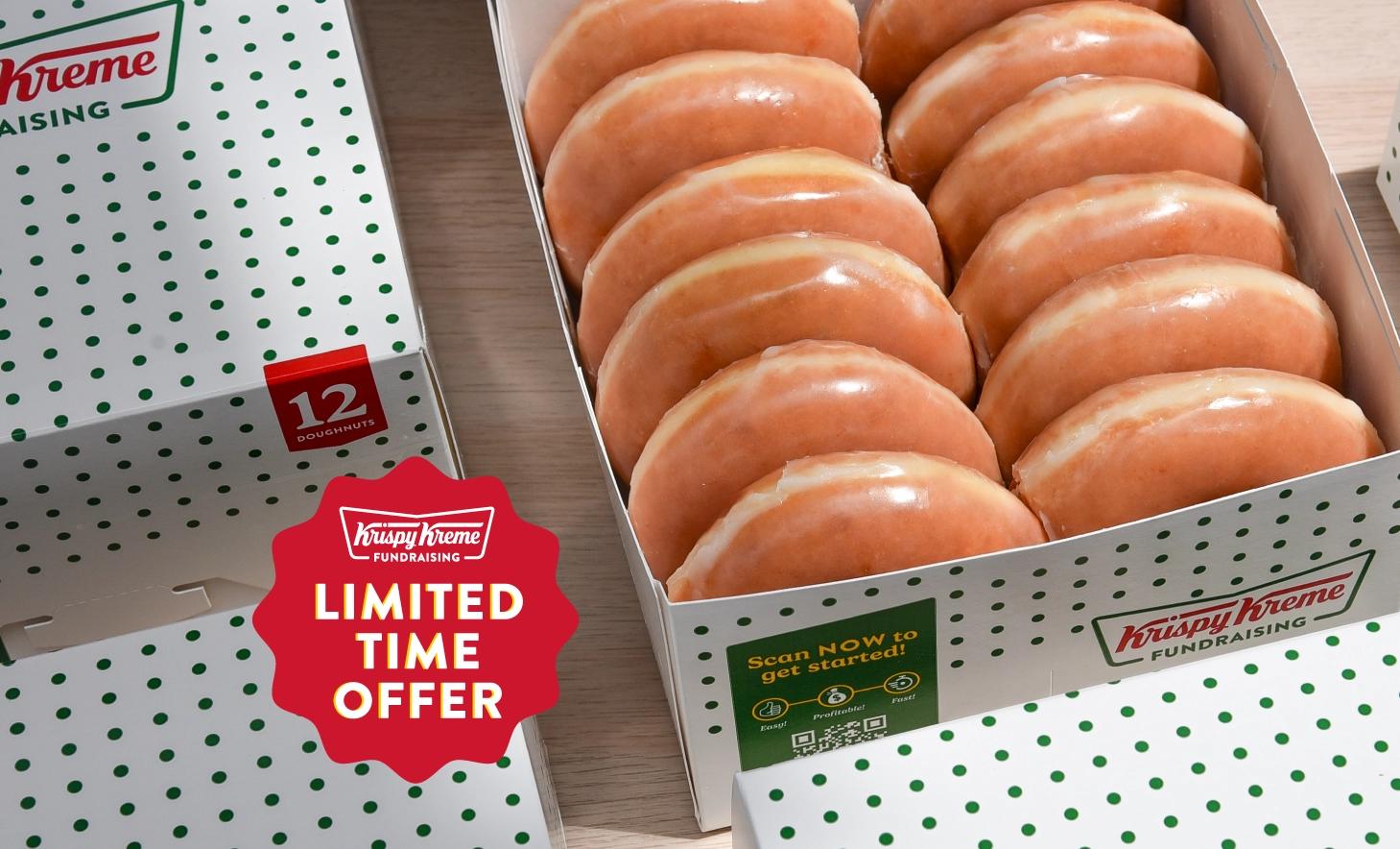 Krispy Kreme fall fundraising offer, Get 10 coupons when you buy 50