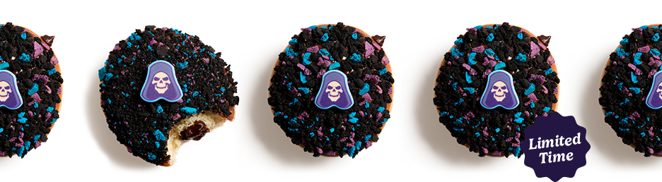 Skeletor Double Chocolate Doughnut 