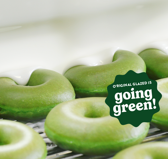 st pats green doughnuts