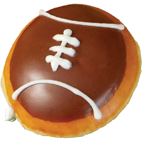 Krispy Kreme Football Doughnut