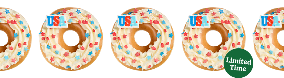 Fourth of July Doughnut Collection | USA Party Doughnut