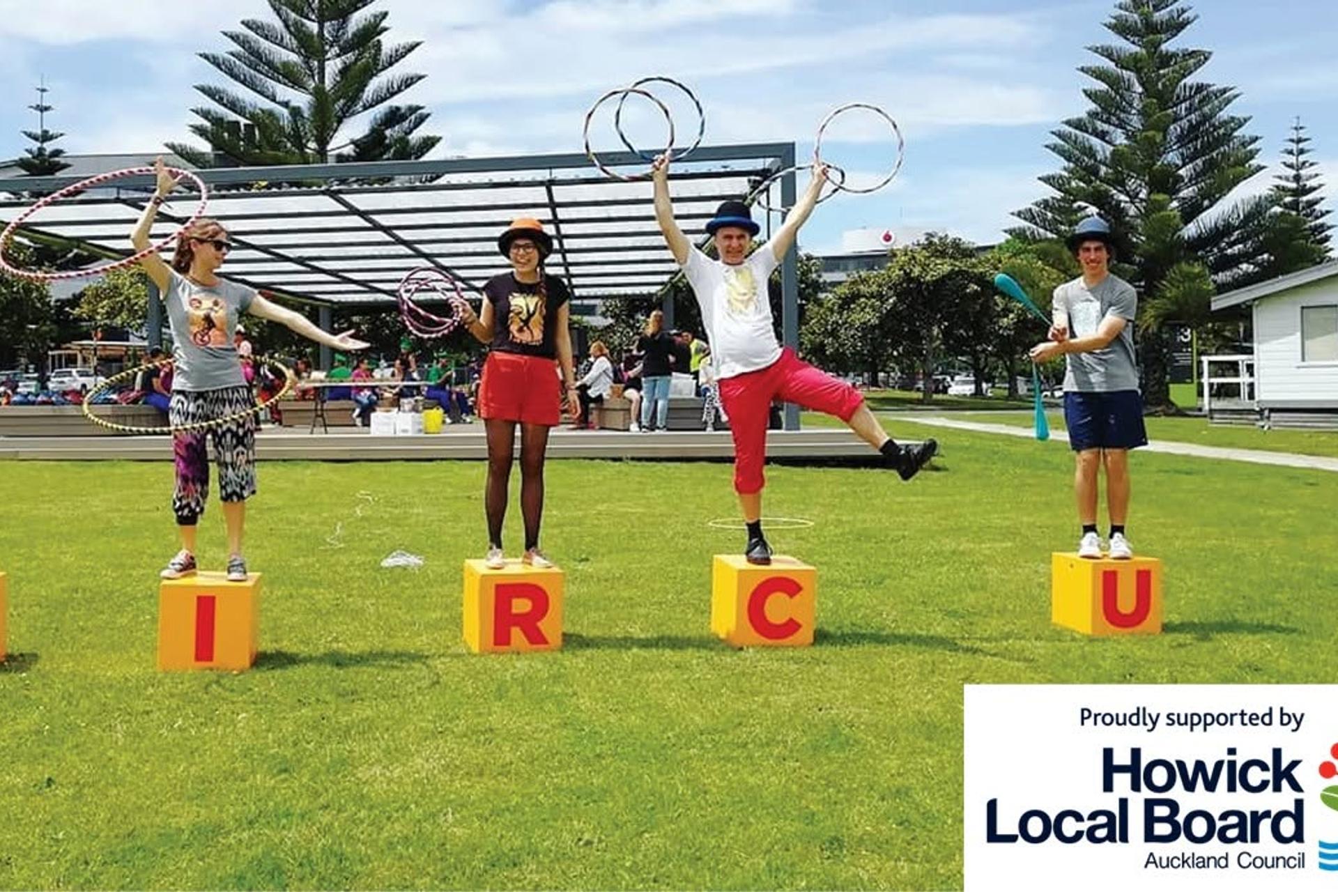 Circus in the Park - Lloyd Elsmore Park, Pakuranga Heights