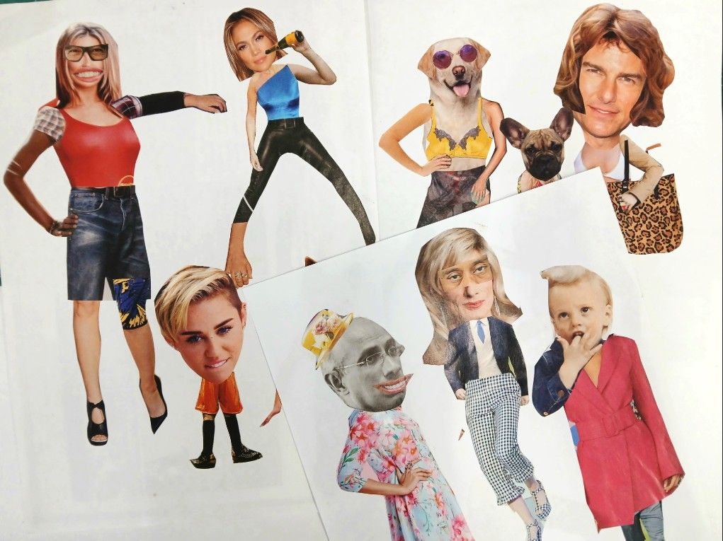 Crazy collage
