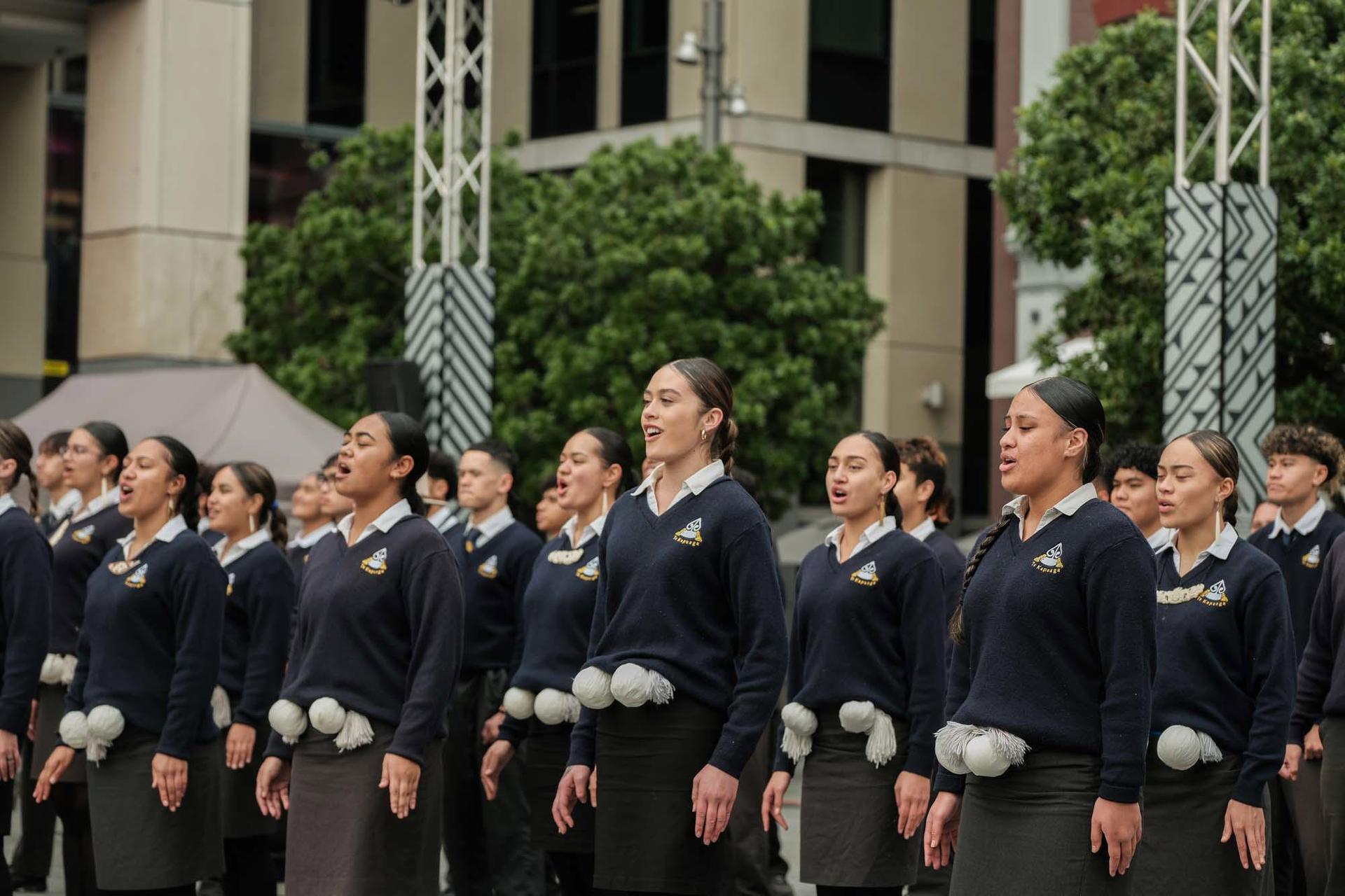 Kapa Haka by Te Kapunga, Te Haikura a Kiwa, Britomart