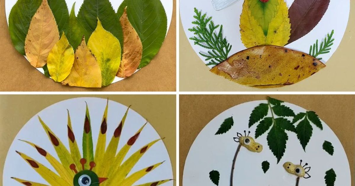 Eco leaf art