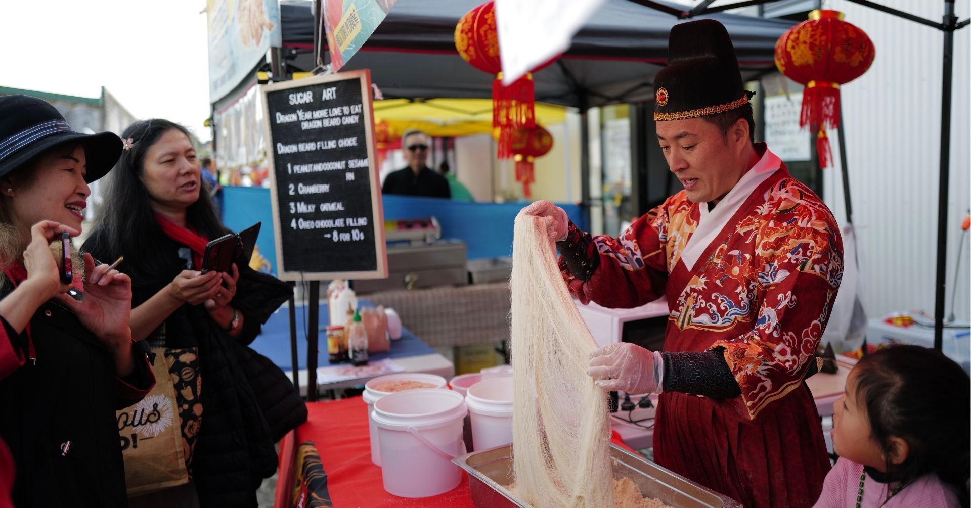 Dragon's Beard Candy Demonstration, Greenlane