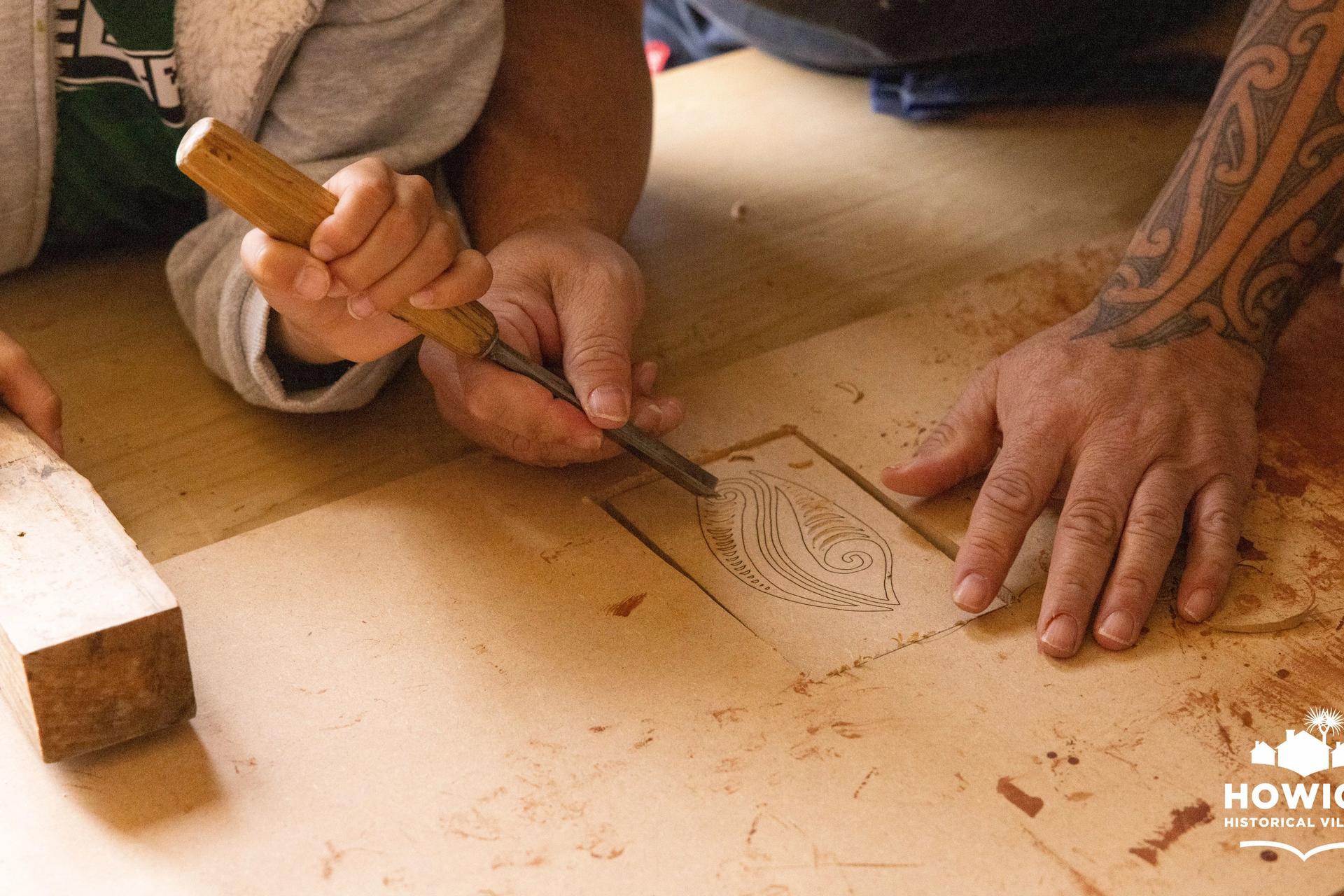 Matariki: Toi art carving Workshop, Howick Historical Village