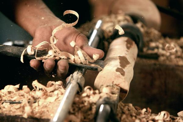 Wood turning demo