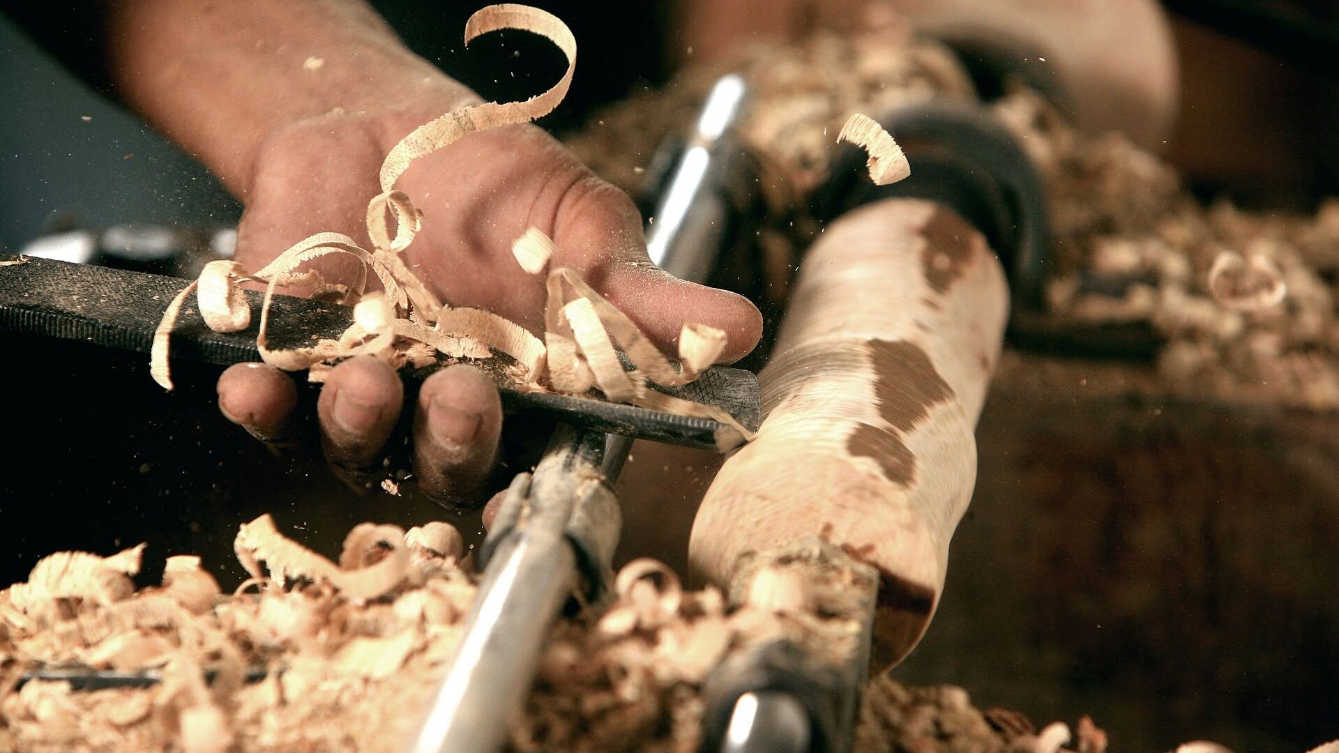 Wood turning demo