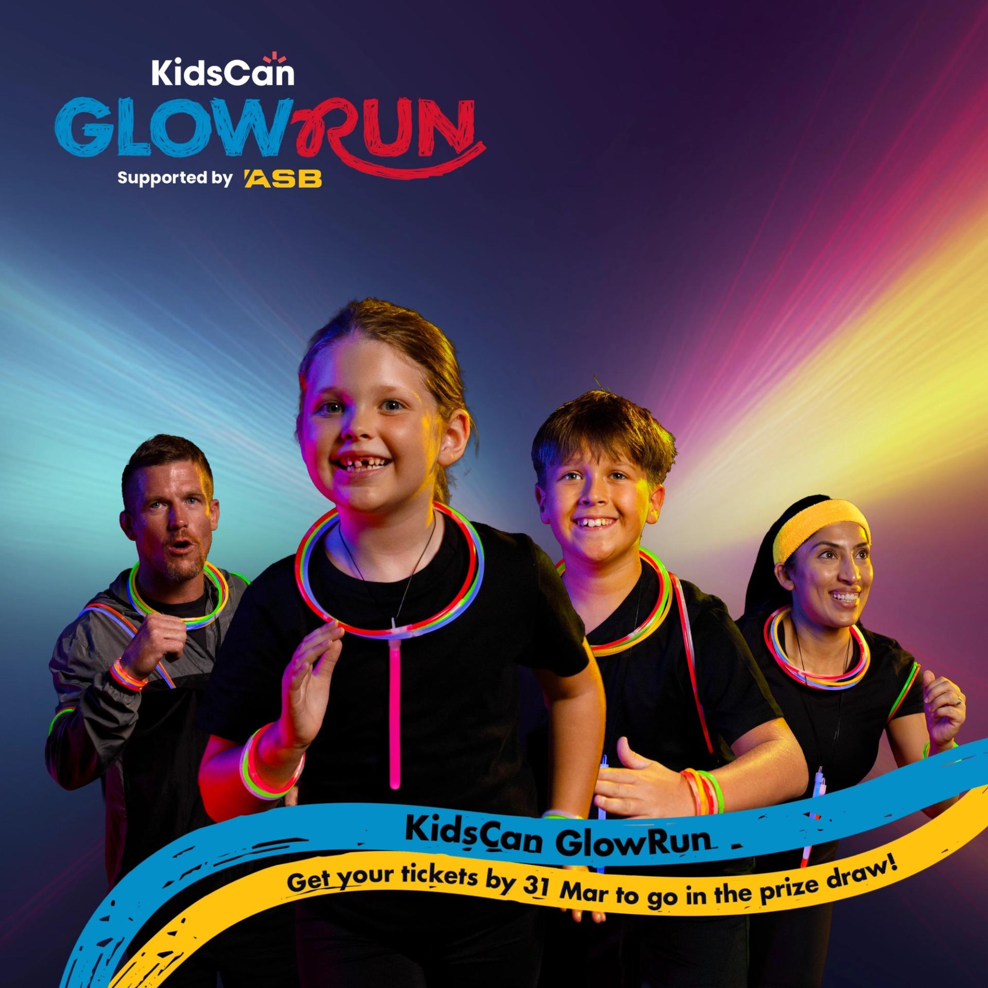 KidsCan Glow Run, Eden Park