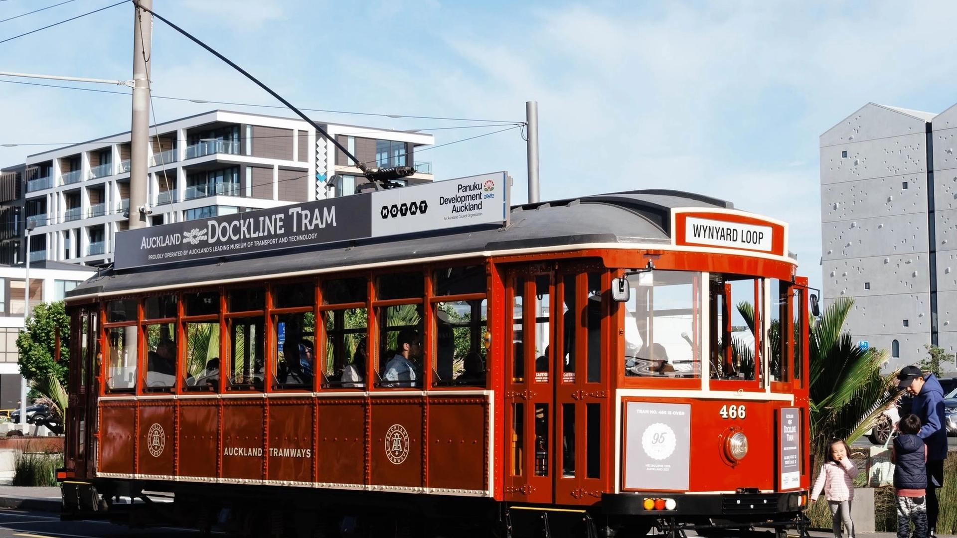 Auckland Dockline Trams, Auckland CBD