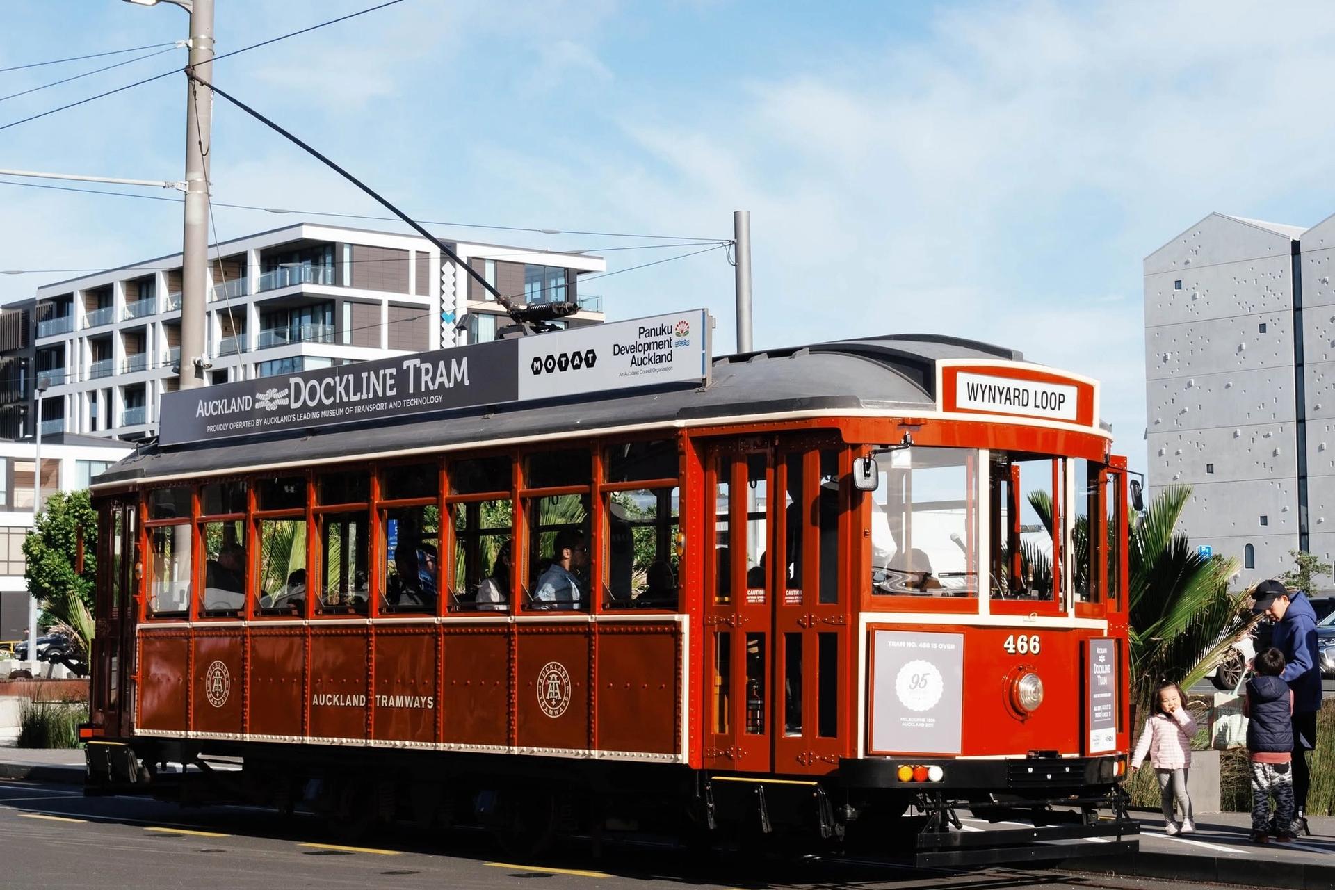Auckland Dockline Trams, Auckland CBD