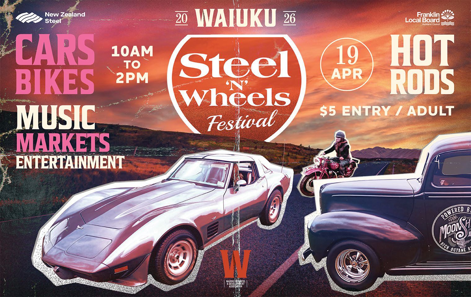 Waiuku Steel 'n' Wheels Festival 2026