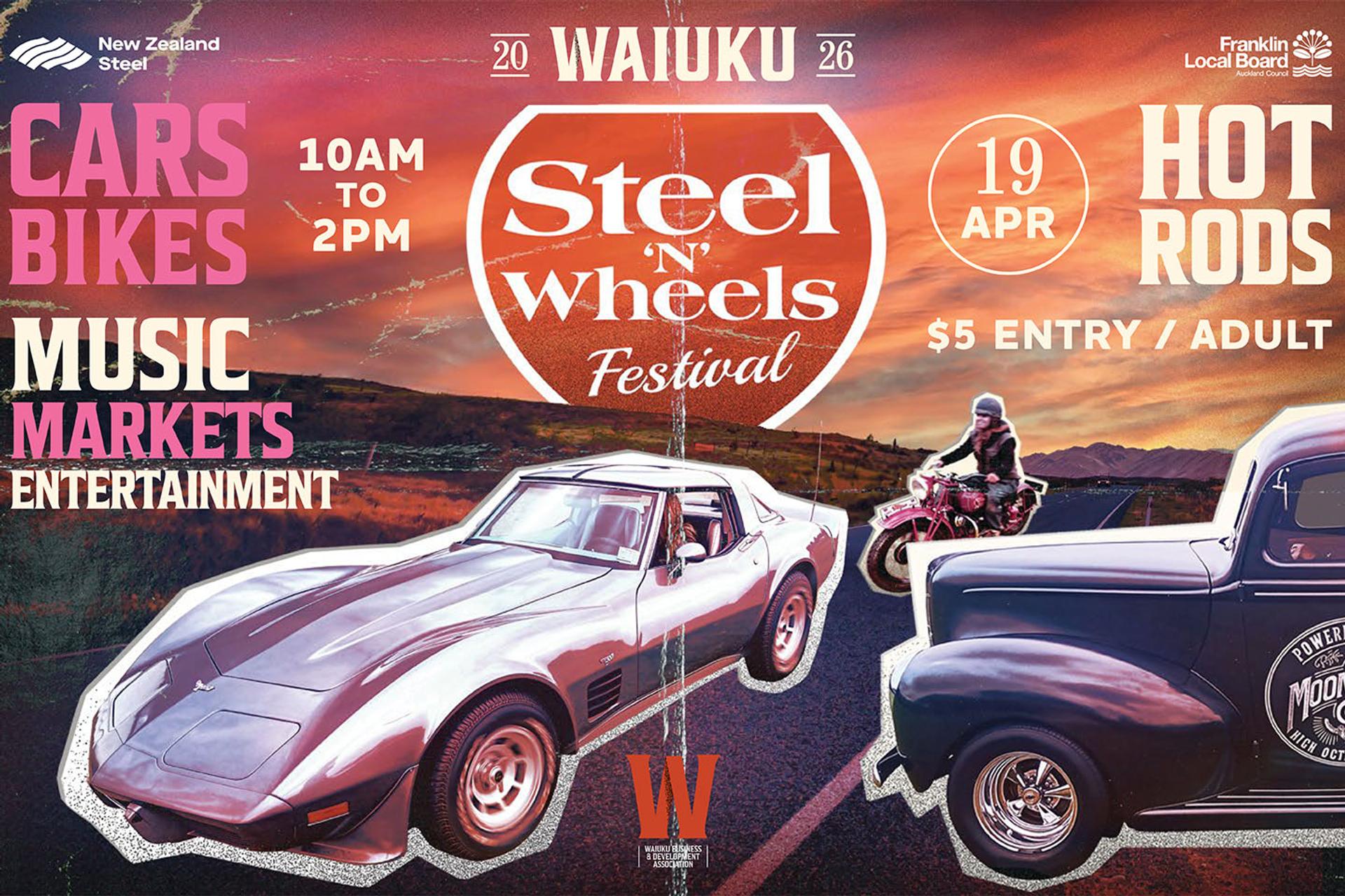 Waiuku Steel 'n' Wheels Festival 2026, Waiuku