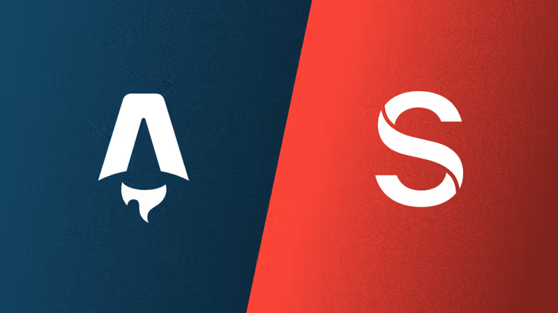 Astro and Sanity logos