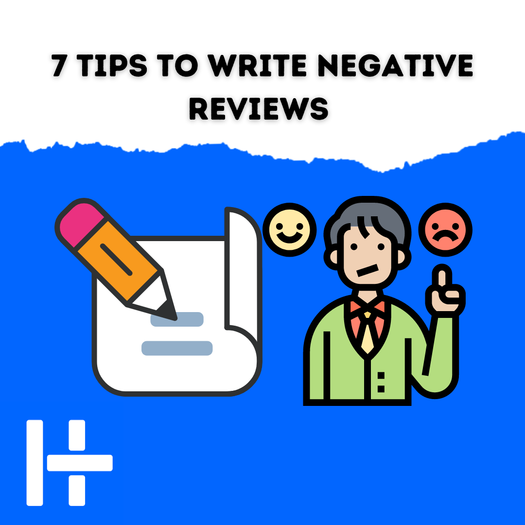 Tips for negative reviews Heiphen India community