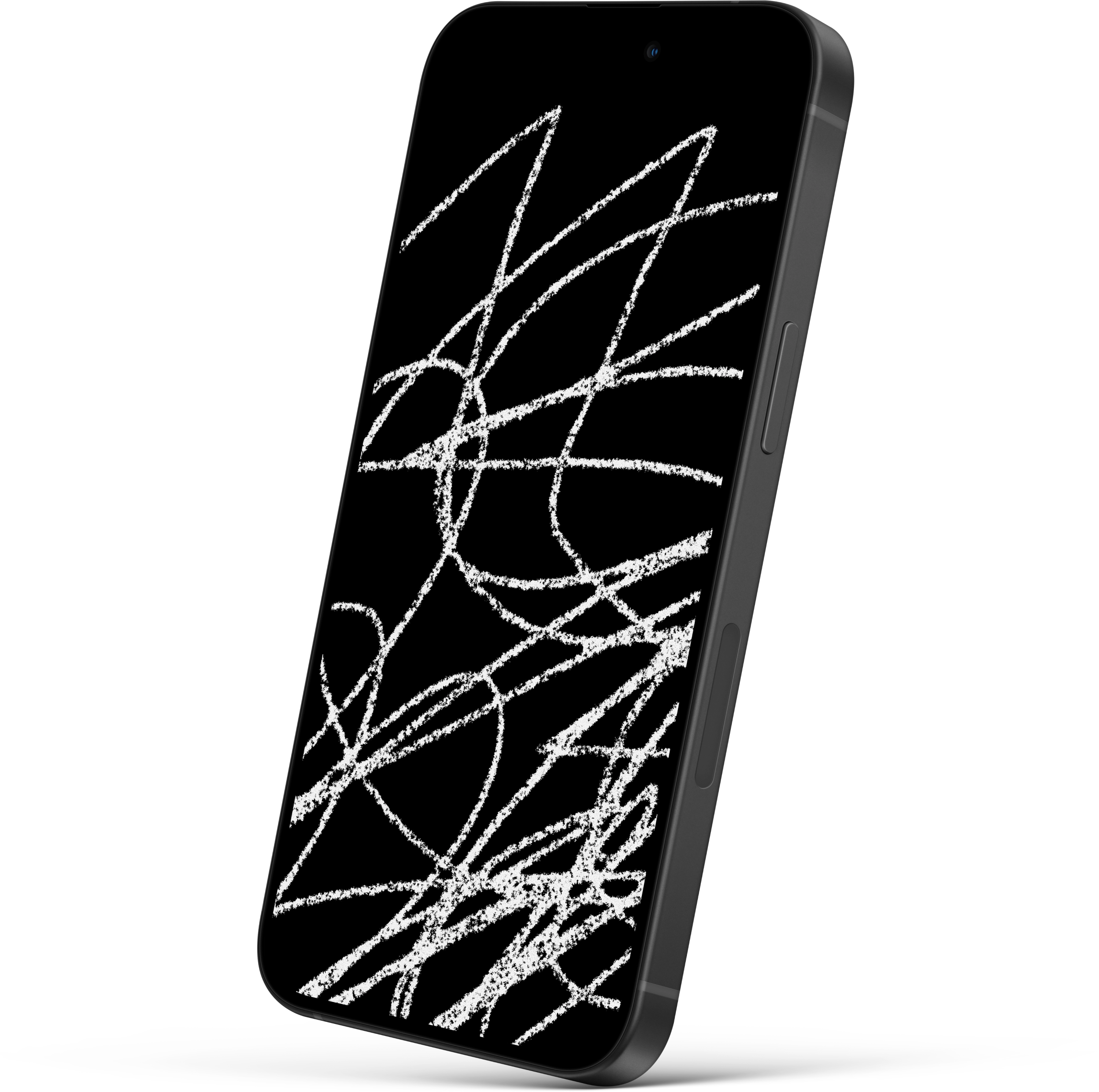 iPhone with Cape glass texture