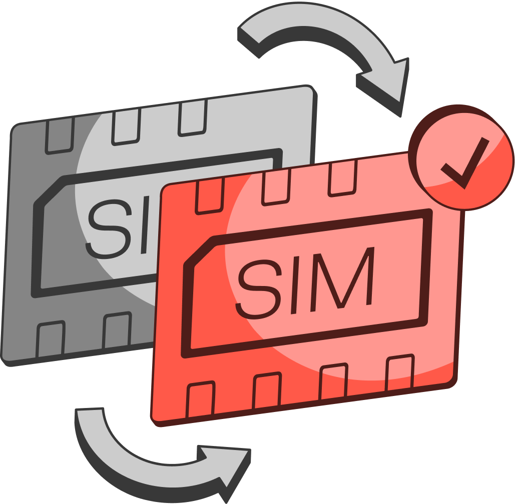 An illustration of sims being swapped