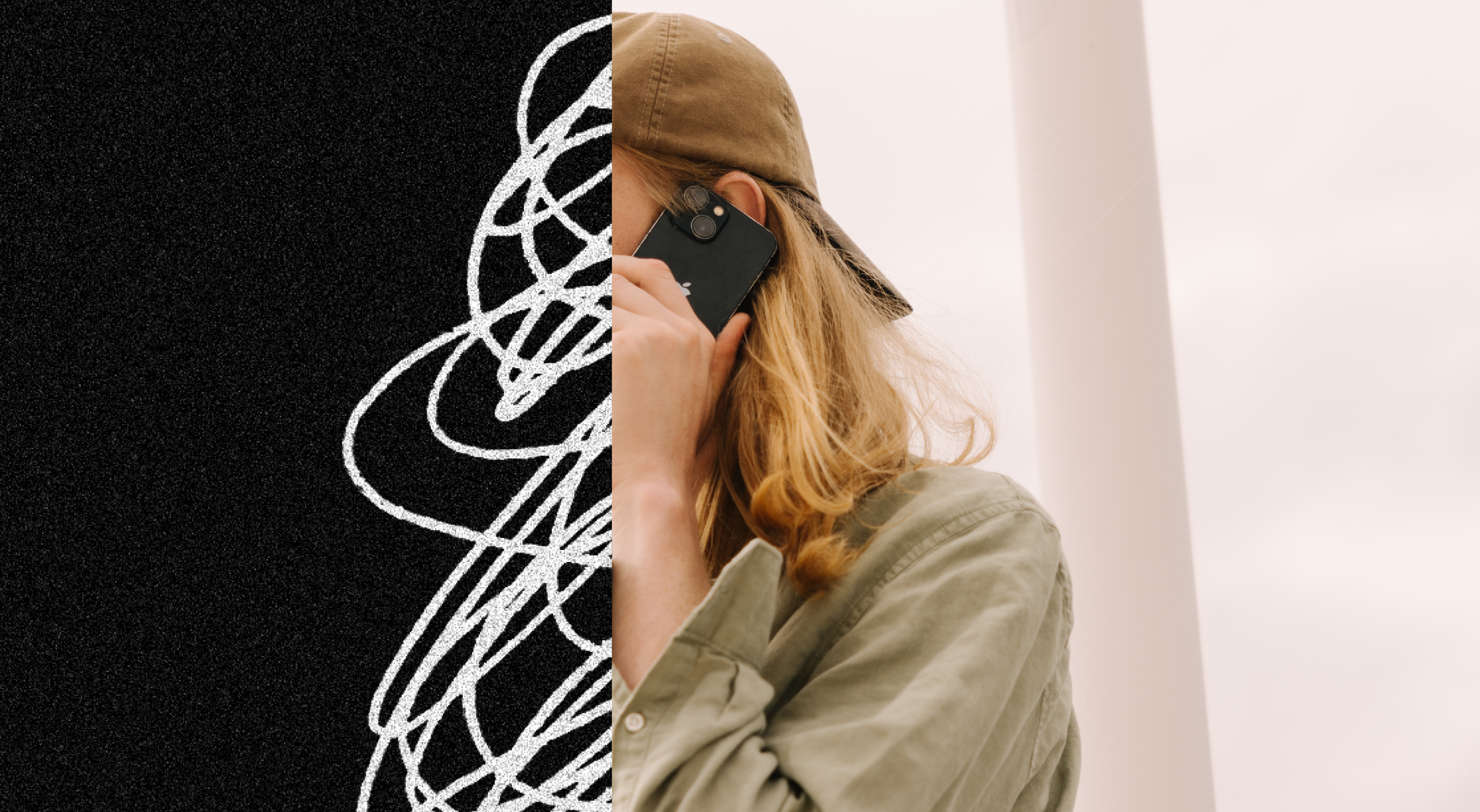 An image of a person holding a phone